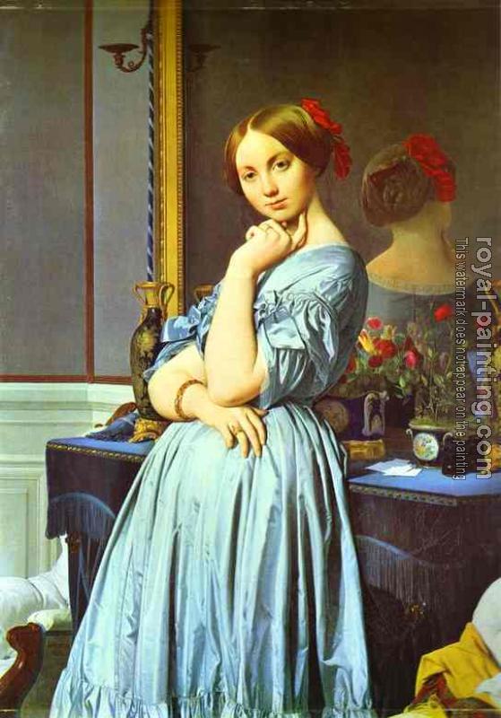 Jean Auguste Dominique Ingres : Vicomtess Othenin d'Haussonville, nee Louise-Albertine de Br II